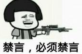 用“禁言”造句